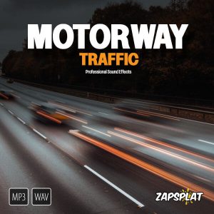 Motorway traffic sound effects