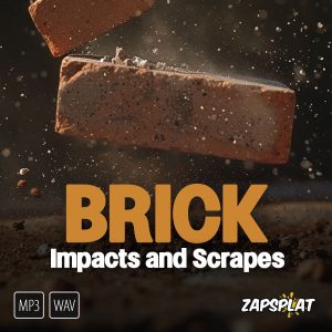 Brick impacts and scrapes sound effects