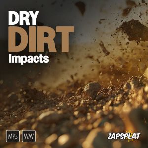 Dry dirt impact sound effects