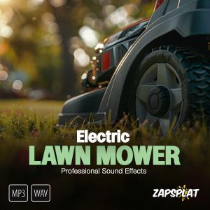 Electric lawn mower sound effects