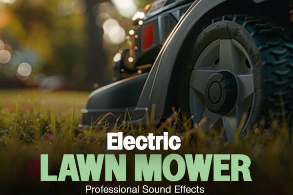 Electric lawn mower sound effects