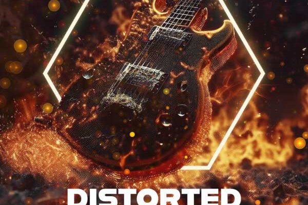 Distorted guitar sound effects