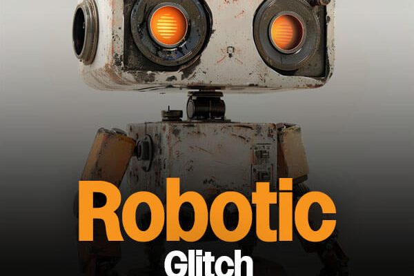 Robotic glitch sound effects