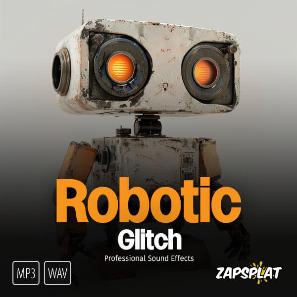 Robotic glitch sound effects