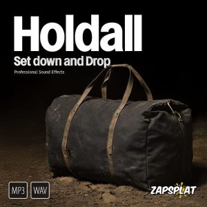 Free holdall bag set down and drop sound effects