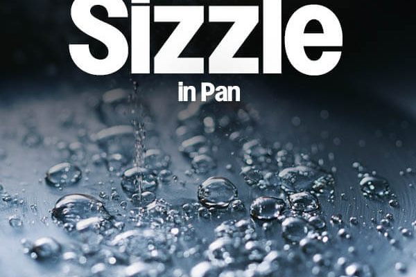 Free water sizzle in pan sound effects