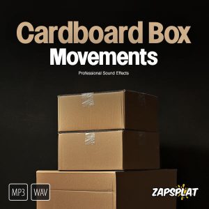 Free cardboard box movement sound effects