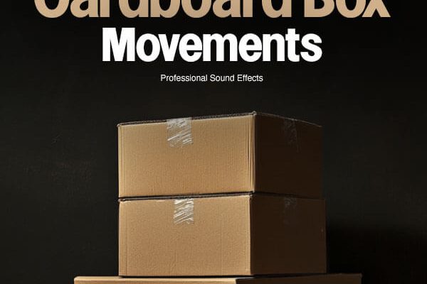 Free cardboard box movement sound effects