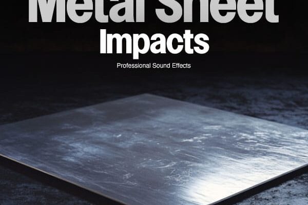 Free metal sheet impact sound effects