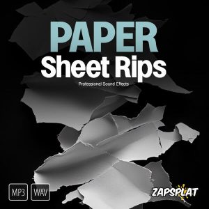 Free paper sheet rips sound effects