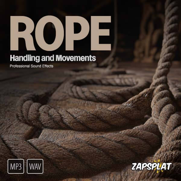 Rope handling and movement sound effects