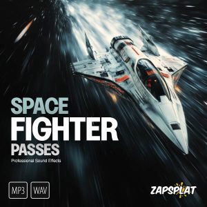 Science fiction space fighter passing sound effects