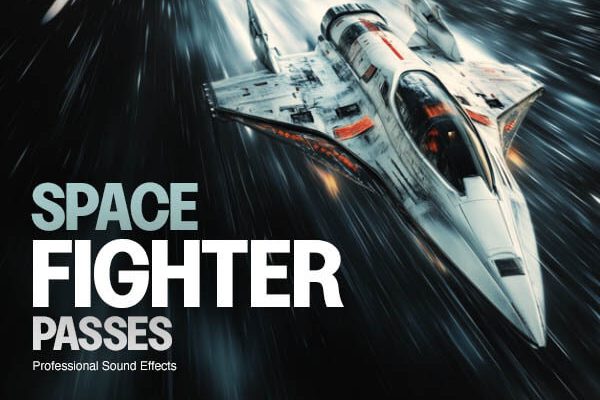 Science fiction space fighter passing sound effects