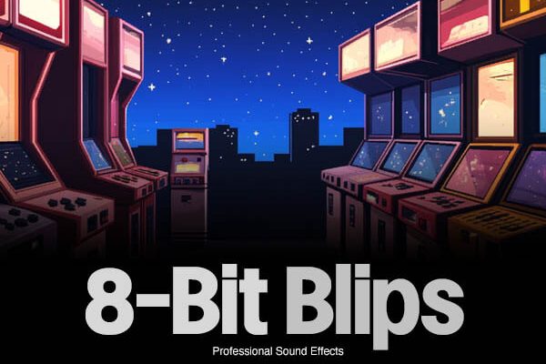 Free 8-bit arcade game blip sound effects