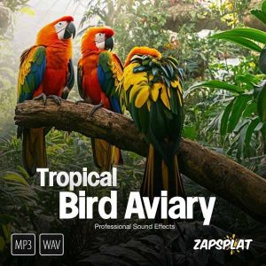 Tropical bird aviary sound effects