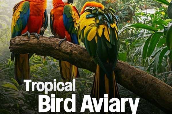 Tropical bird aviary sound effects