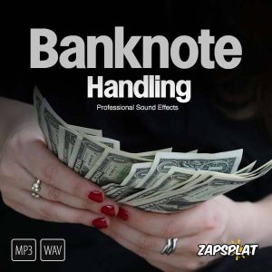 Banknote handling sound effects